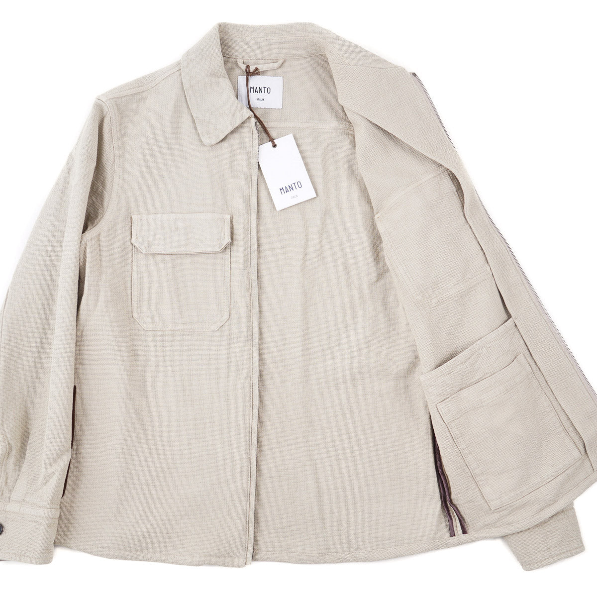 Manto 'Eclips' Woven Cotton Jacket - Top Shelf Apparel