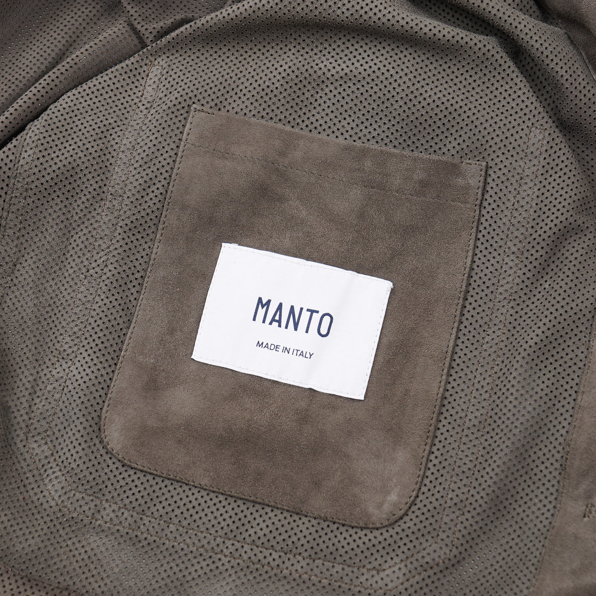 Manto Perforated Lambskin Suede Jacket - Top Shelf Apparel