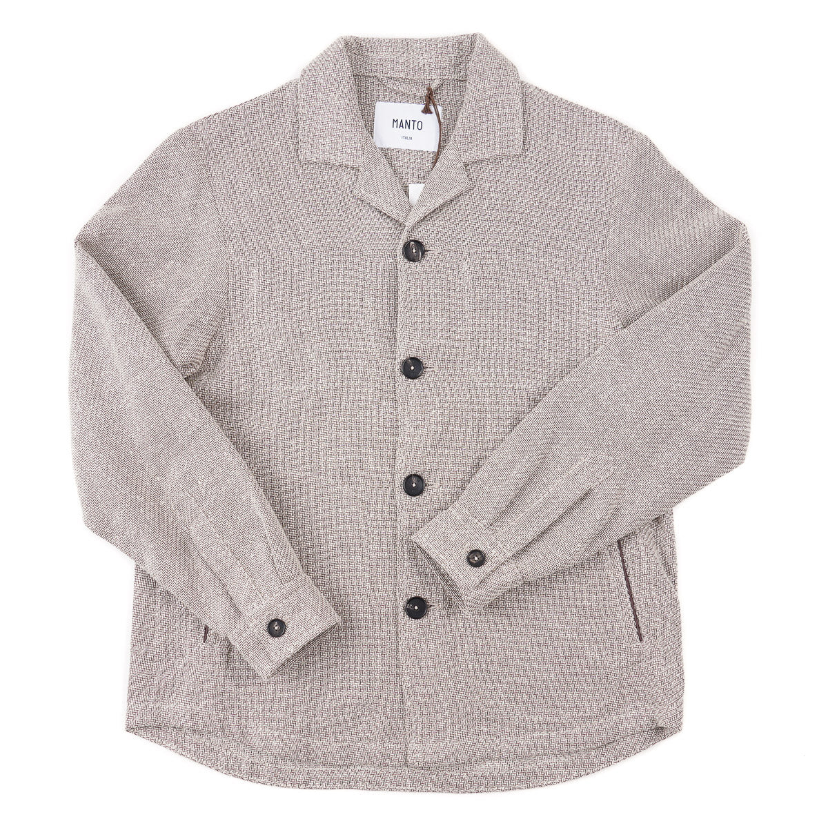 Manto Woven Silk-Linen-Cotton Jacket - Top Shelf Apparel