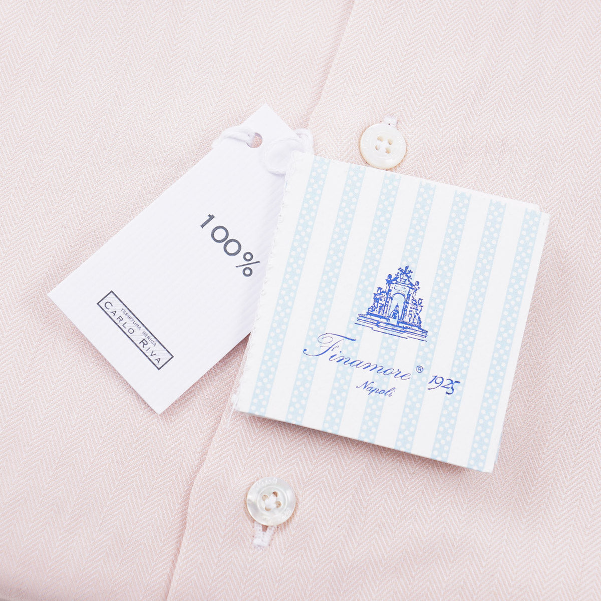 Finamore Carlo Riva Cotton-Cashmere Shirt