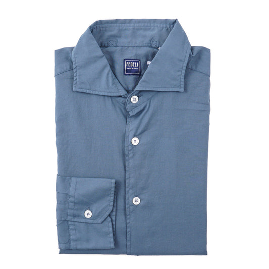 Fedeli 'Sean Panamino' Lightweight Cotton Shirt - Top Shelf Apparel