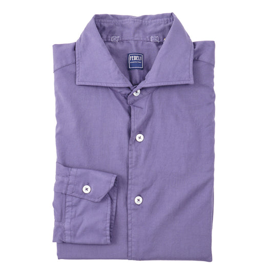 Fedeli 'Sean Panamino' Lightweight Cotton Shirt - Top Shelf Apparel