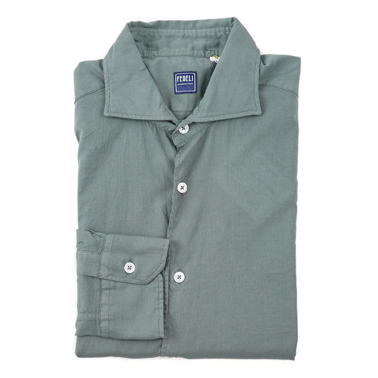 Fedeli 'Sean Panamino' Lightweight Cotton Shirt - Top Shelf Apparel