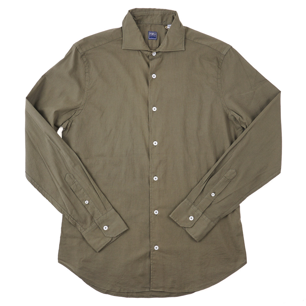Fedeli 'Sean Panamino' Lightweight Cotton Shirt - Top Shelf Apparel