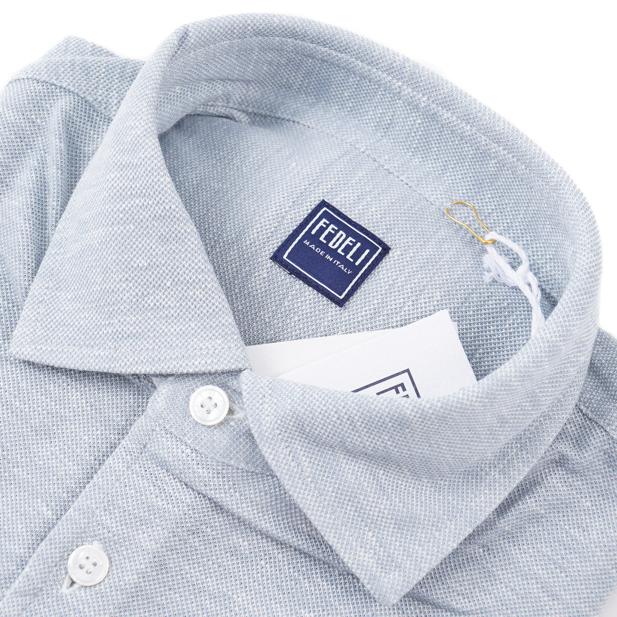 Fedeli Pique Knit Linen-Cotton Shirt - Top Shelf Apparel