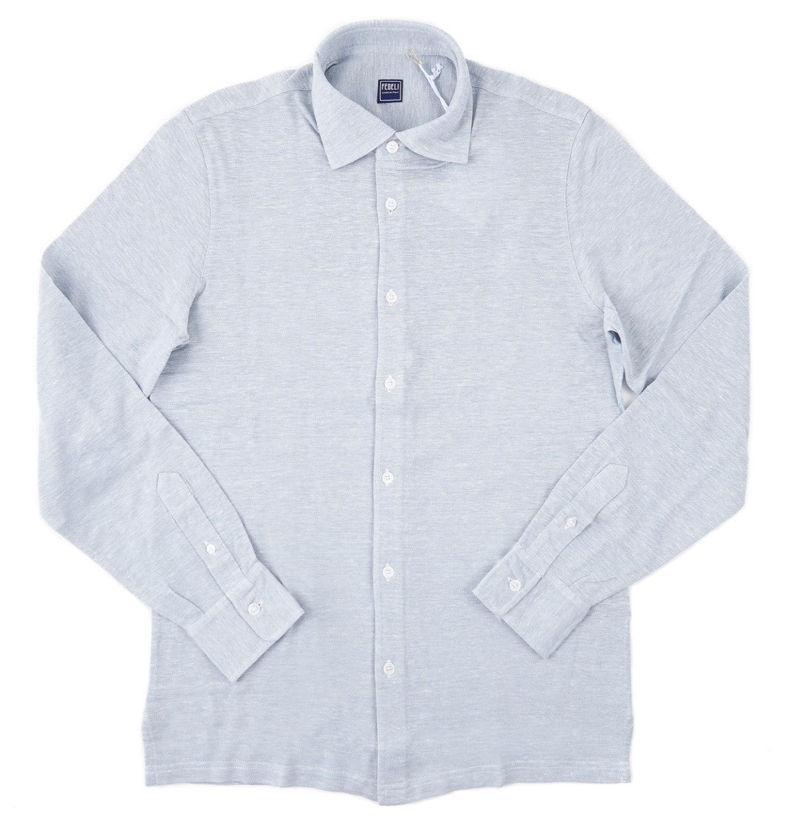Fedeli Pique Knit Linen-Cotton Shirt - Top Shelf Apparel