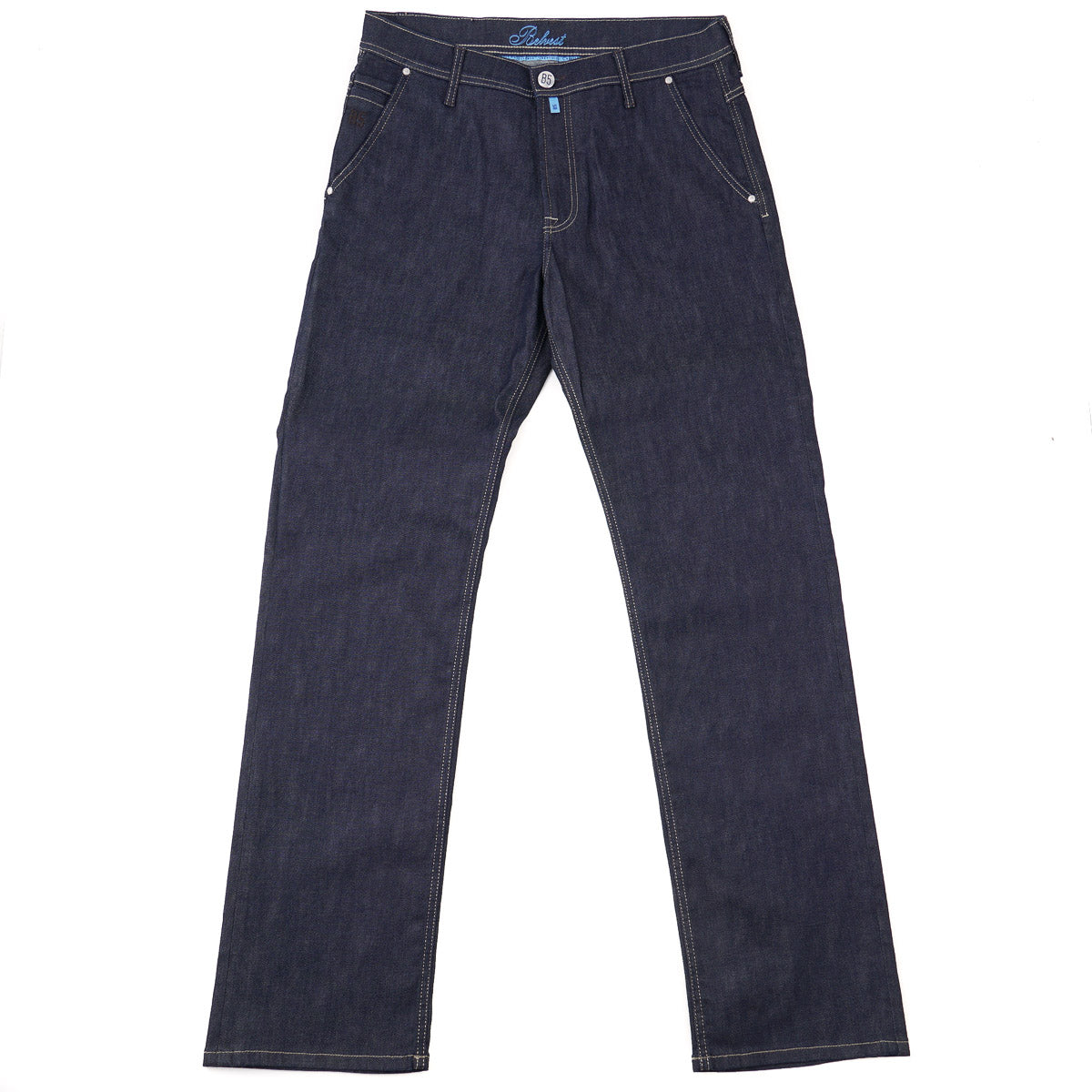Belvest Classic Straight Fit Denim Jeans - Top Shelf Apparel