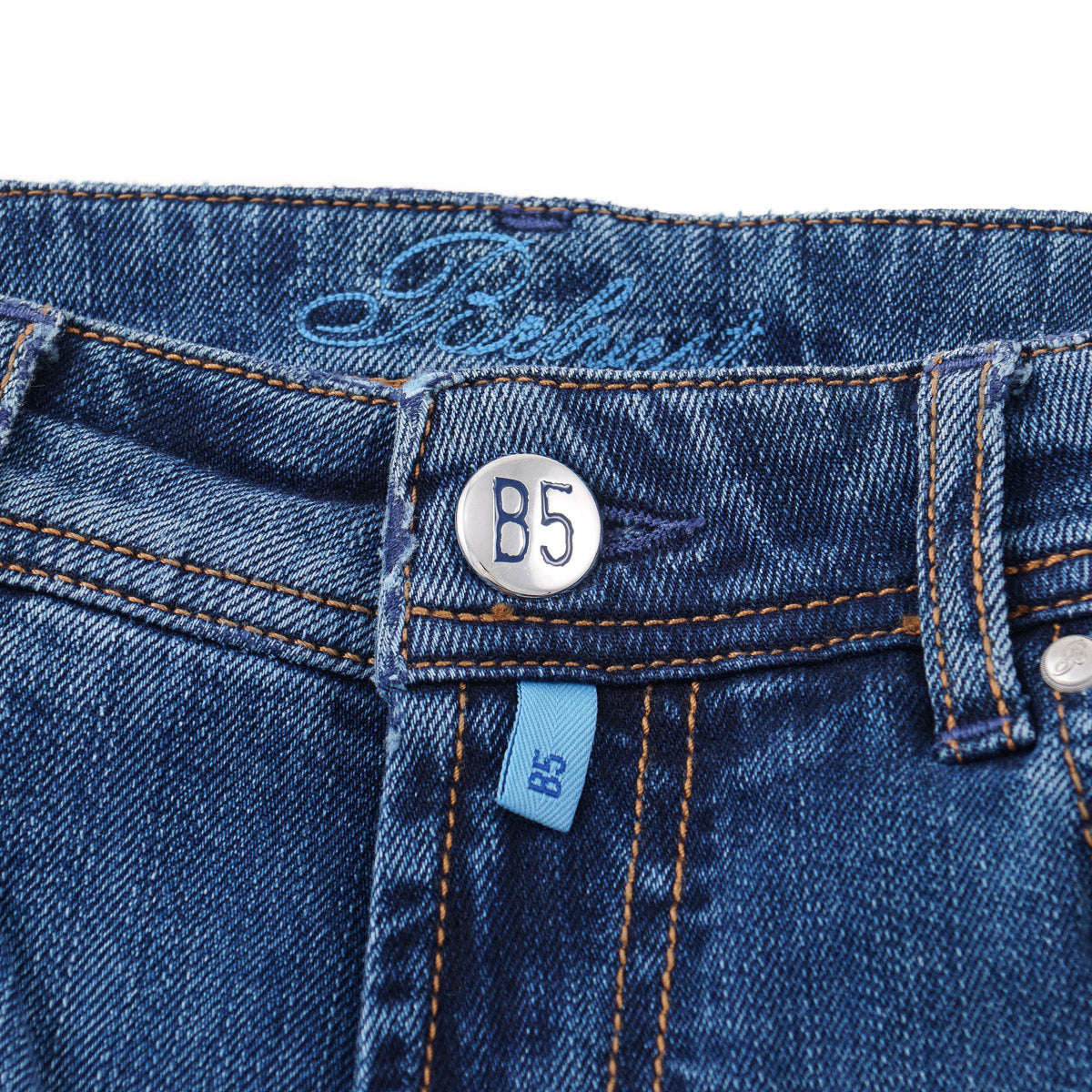 Belvest Slim Tapered Fit Denim Jeans - Top Shelf Apparel