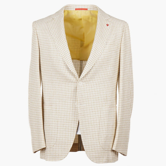 Isaia Woven Wool-Silk-Linen Sport Coat - Top Shelf Apparel