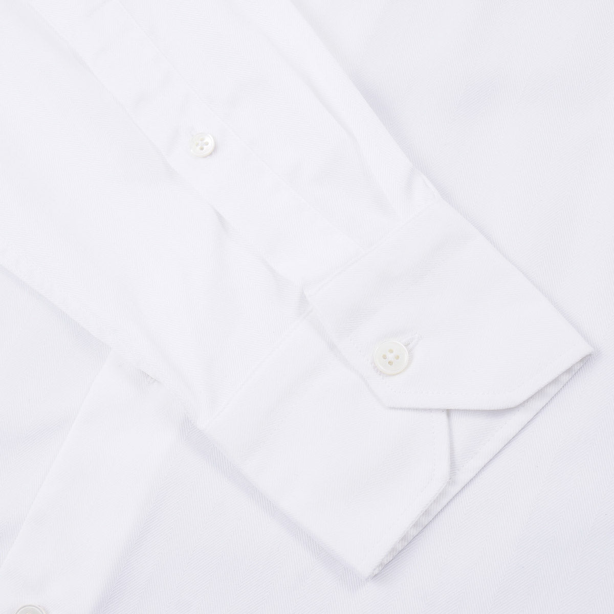 Maurizio Baldassari Herringbone Cotton Shirt