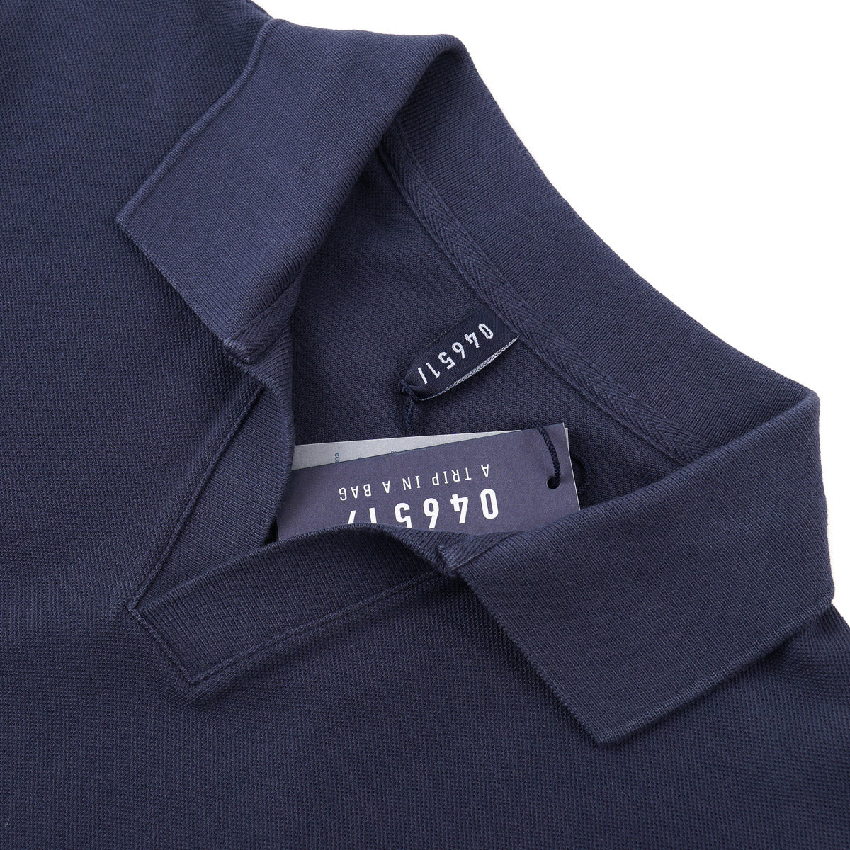 04651 / A Trip in a Bag Pique Polo Shirt