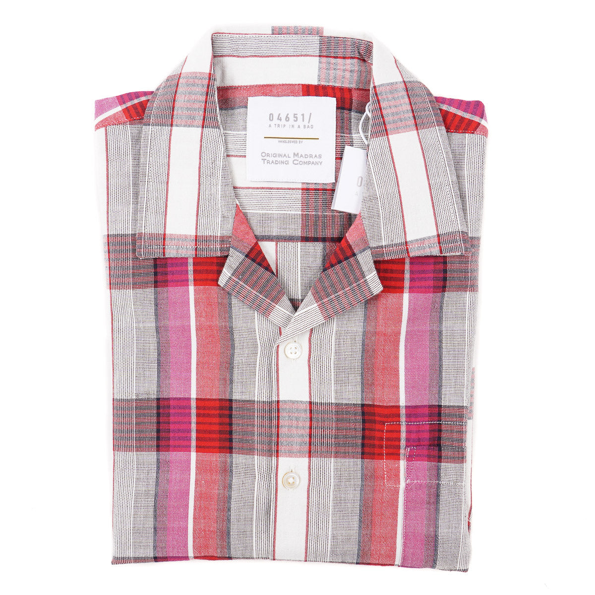 04651 / A Trip in a Bag Madras Cuba Shirt - Top Shelf Apparel