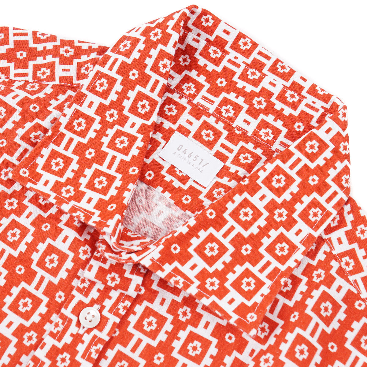 04651 / A Trip in a Bag Printed Cotton Shirt - Top Shelf Apparel