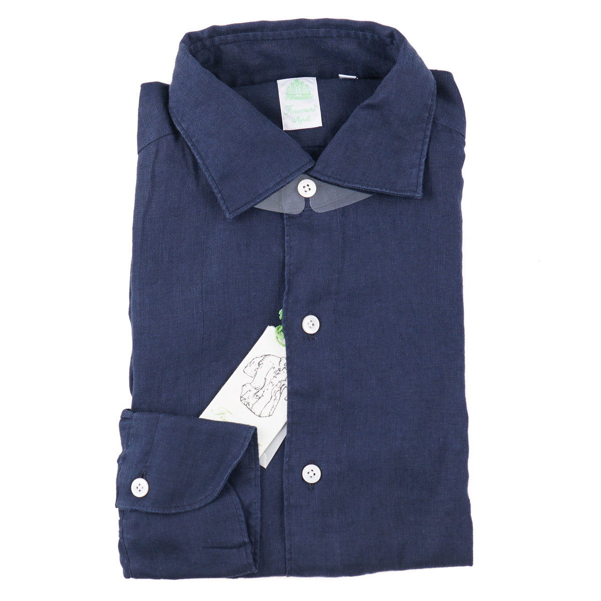 Finamore Extra-Slim Linen Dress Shirt - Top Shelf Apparel