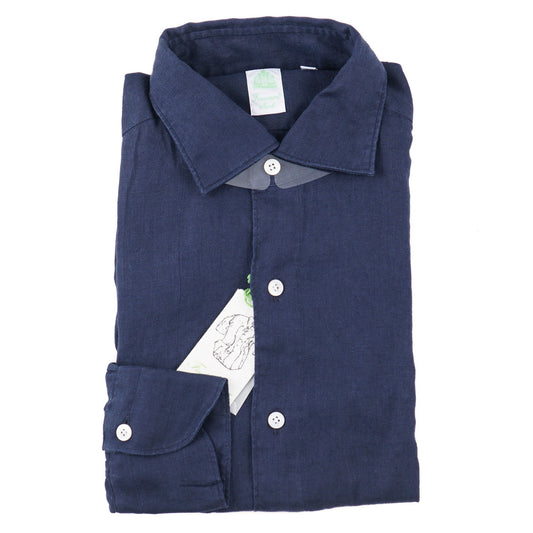 Finamore Extra-Slim Linen Dress Shirt - Top Shelf Apparel
