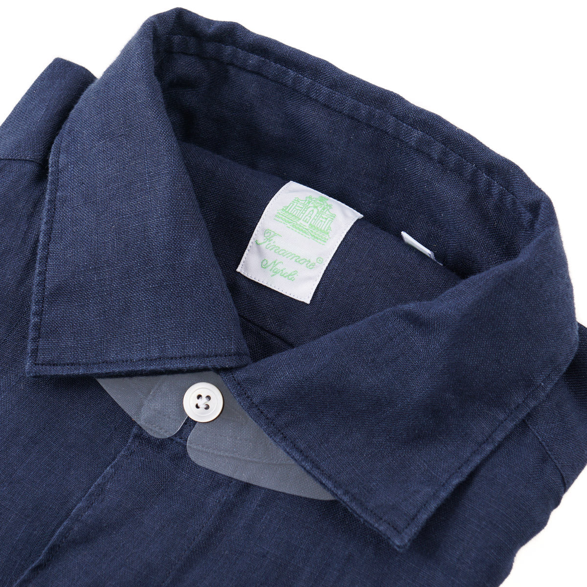 Finamore Extra-Slim Linen Dress Shirt - Top Shelf Apparel
