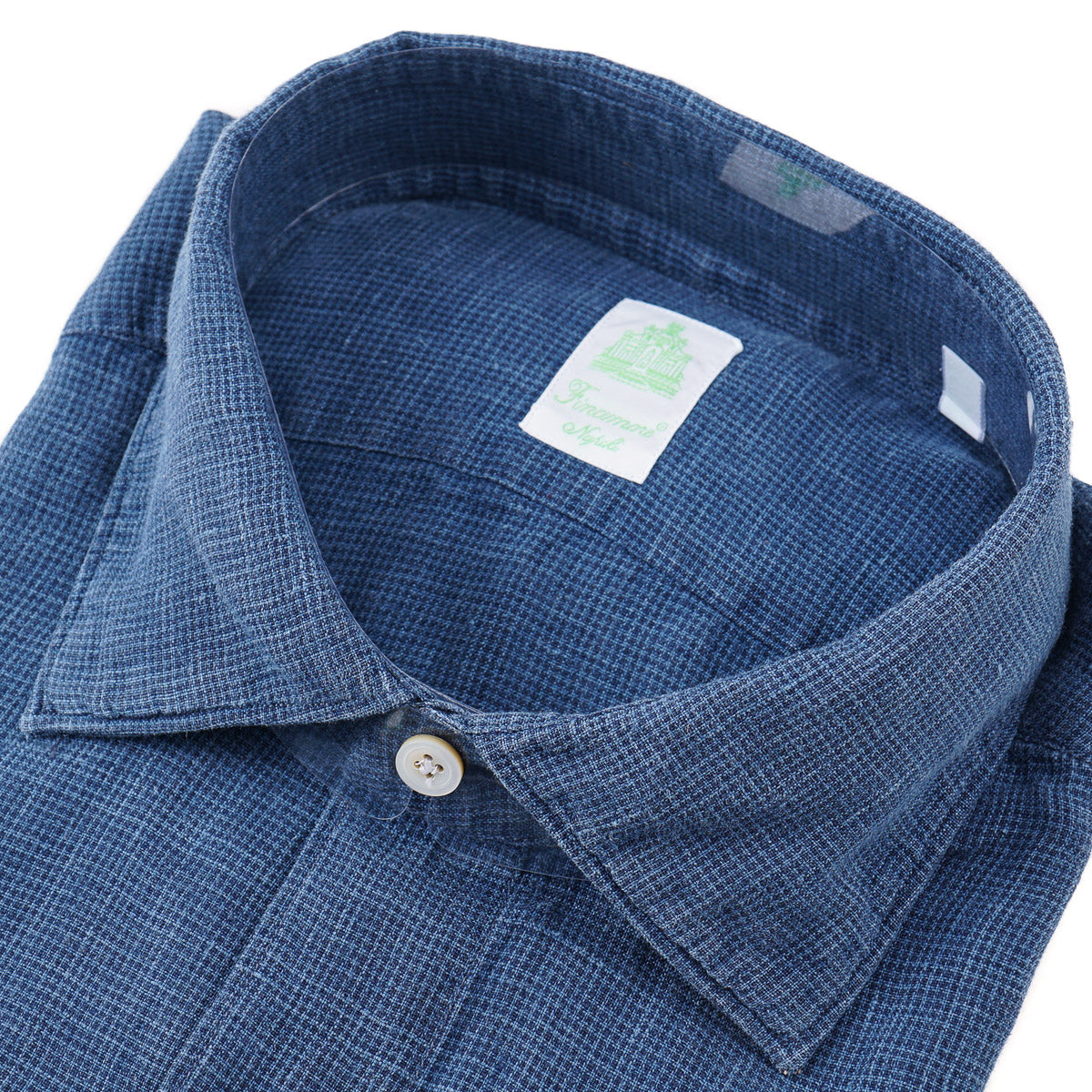 Finamore Slim-Fit Linen Dress Shirt - Top Shelf Apparel
