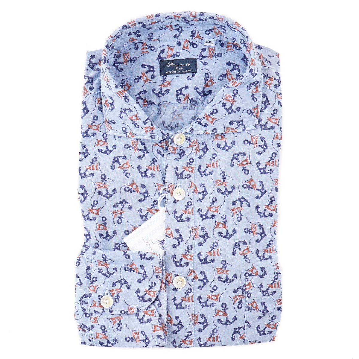Finamore Half-Button Popover Shirt - Top Shelf Apparel