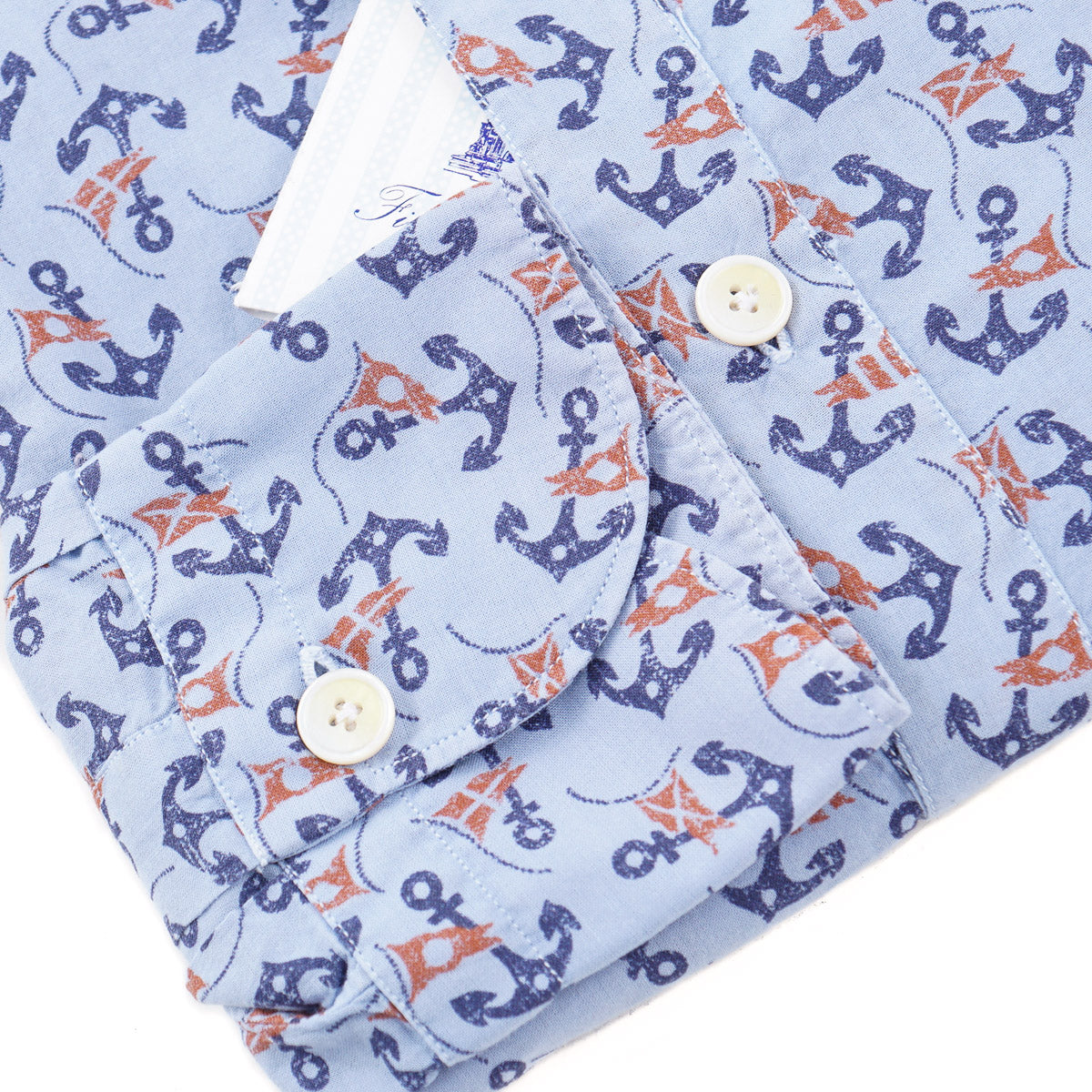 Finamore Half-Button Popover Shirt - Top Shelf Apparel