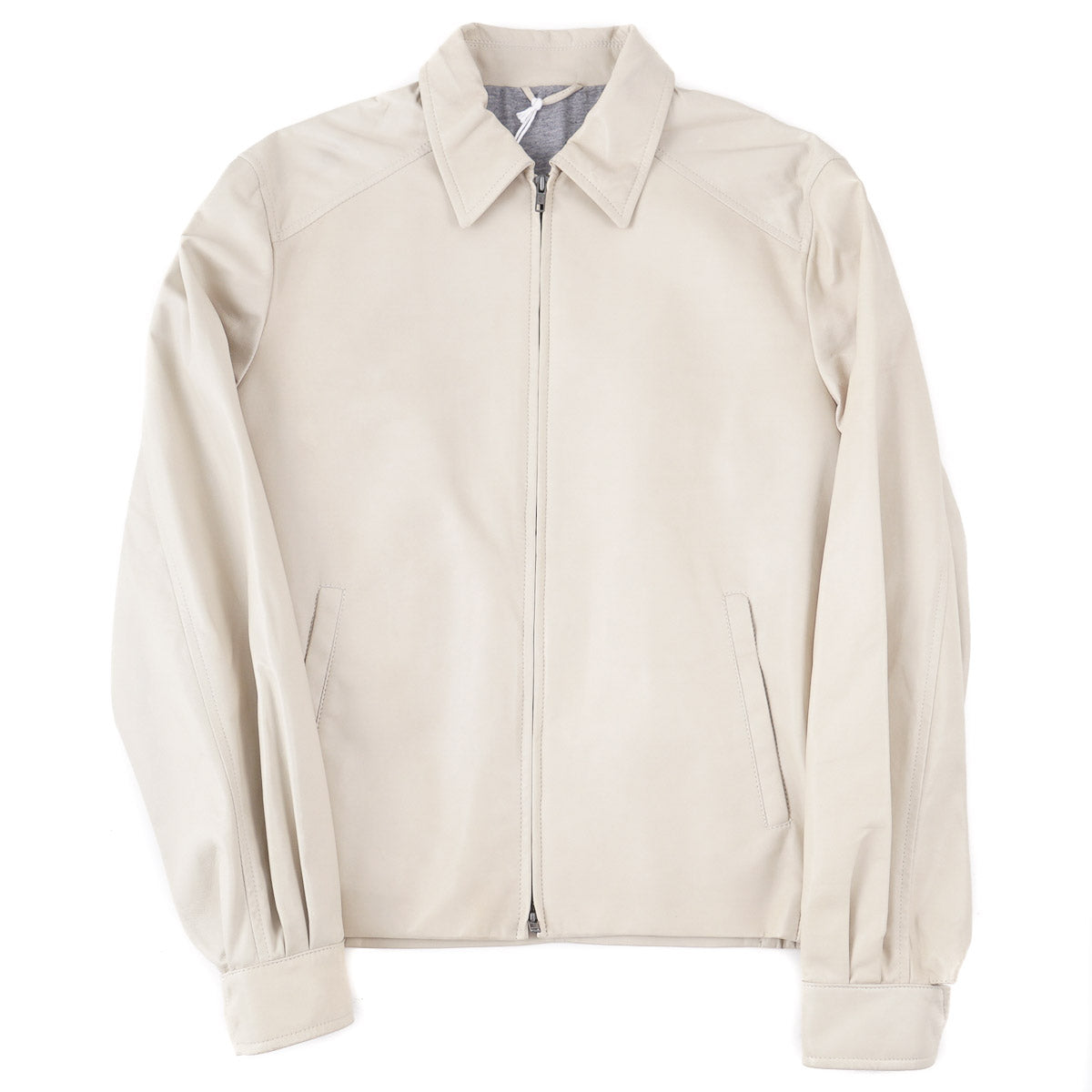 Manto Jersey-Lined Lambskin Leather Jacket - Top Shelf Apparel