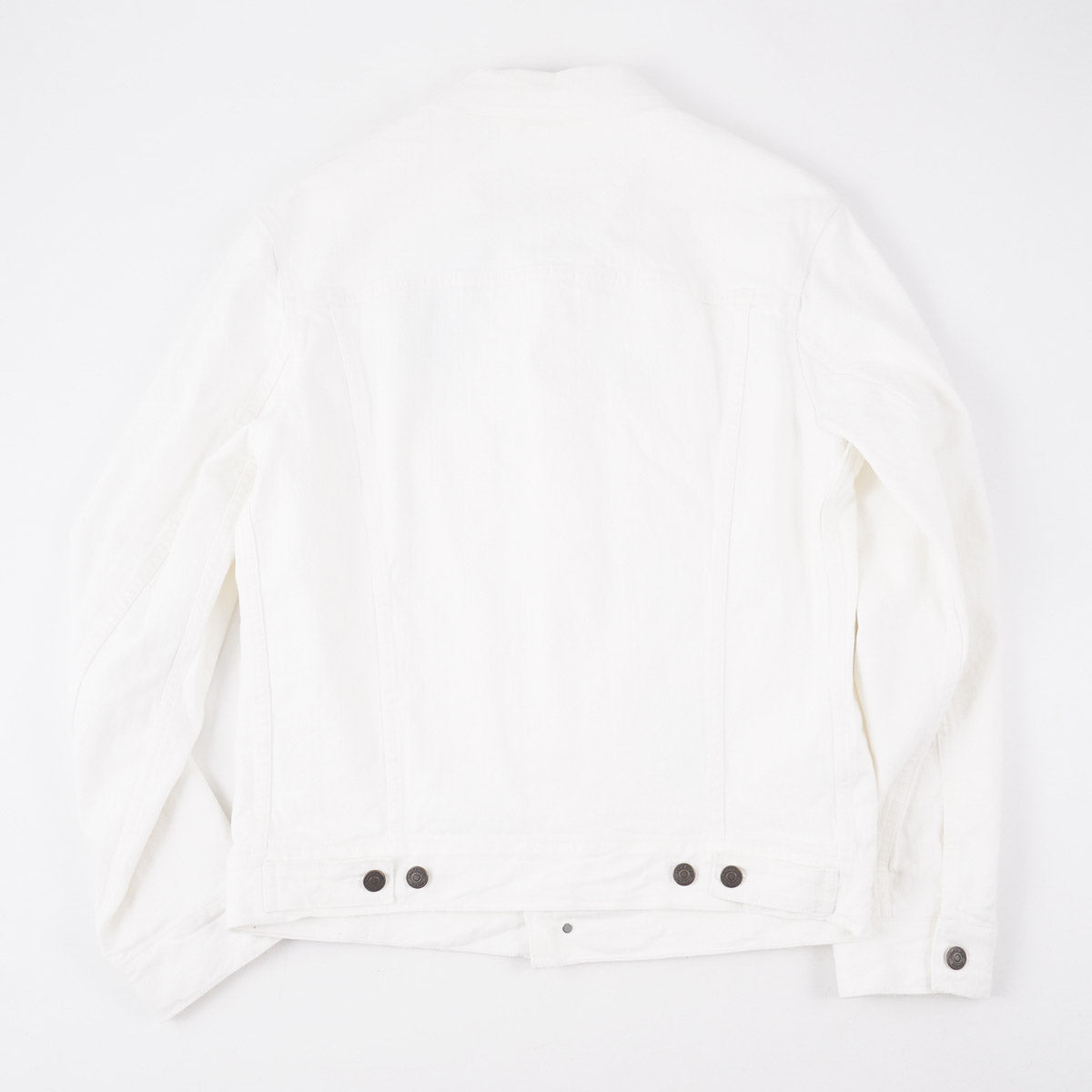Boglioli Cream White Denim Jean Jacket - Top Shelf Apparel