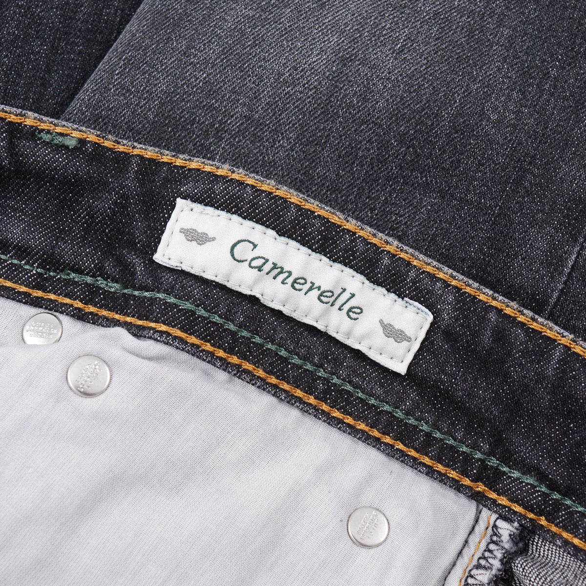 Luigi Borrelli Trim Straight Denim Jeans