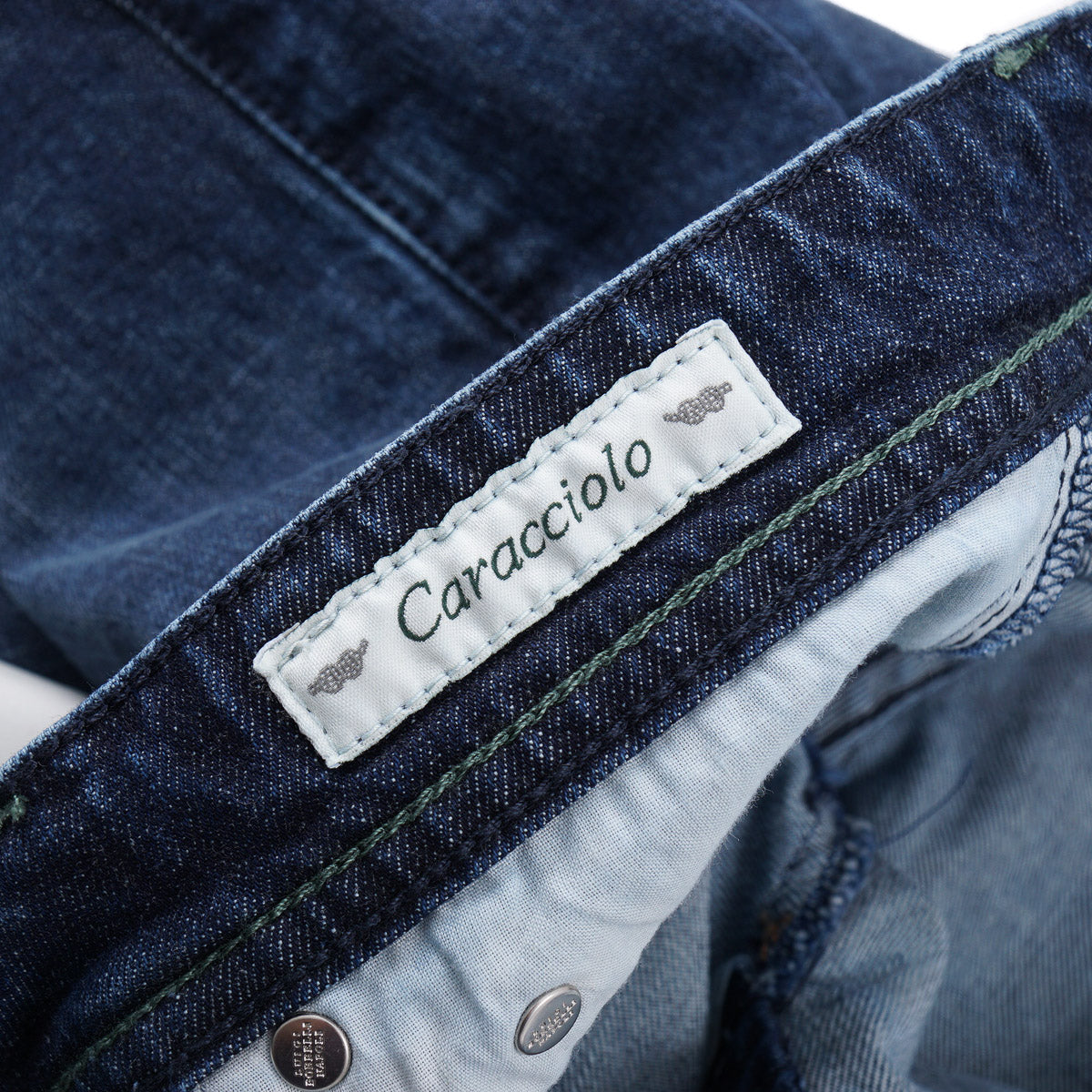 Luigi Borrelli Trim Straight Denim Jeans