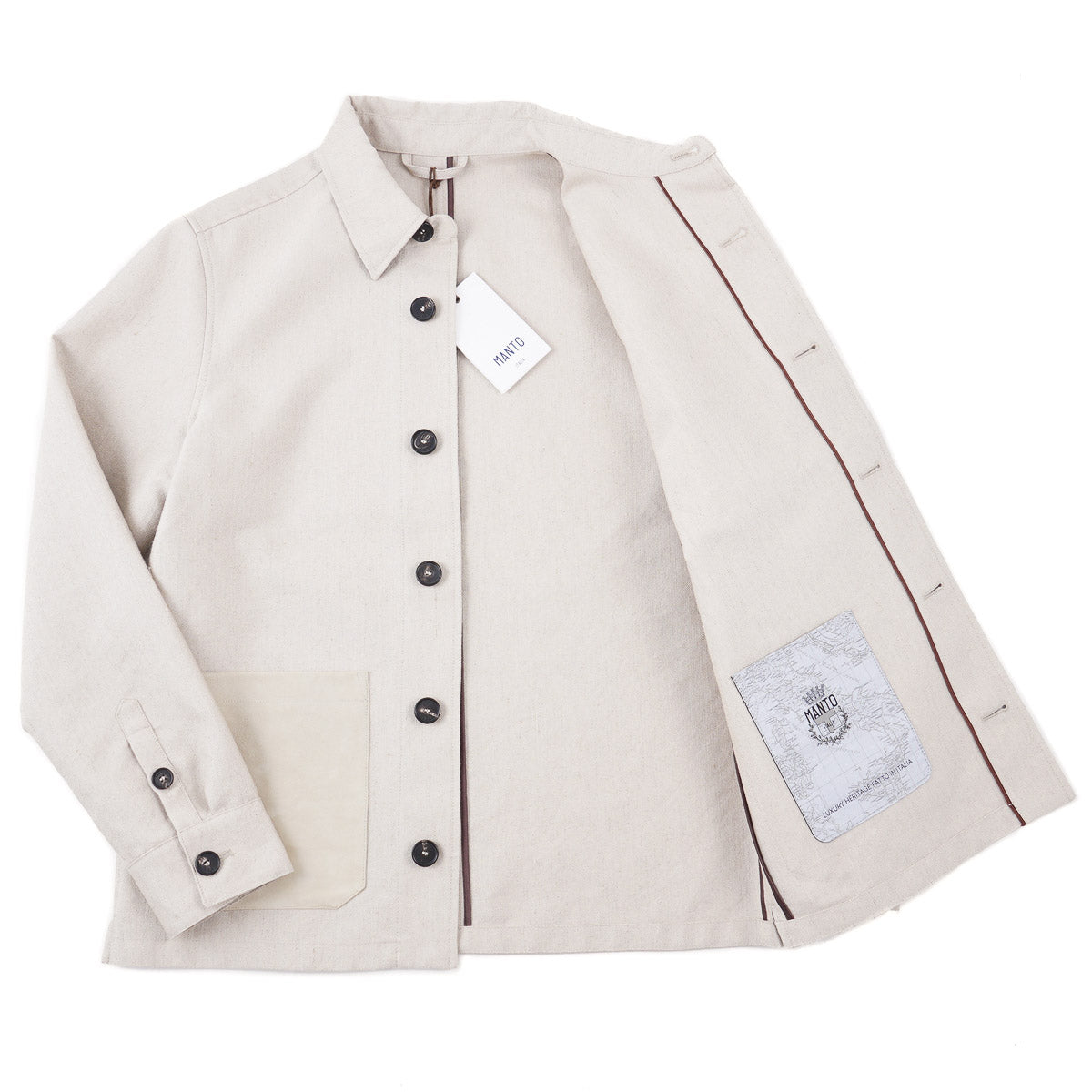 Manto Woven Linen Chore Jacket - Top Shelf Apparel
