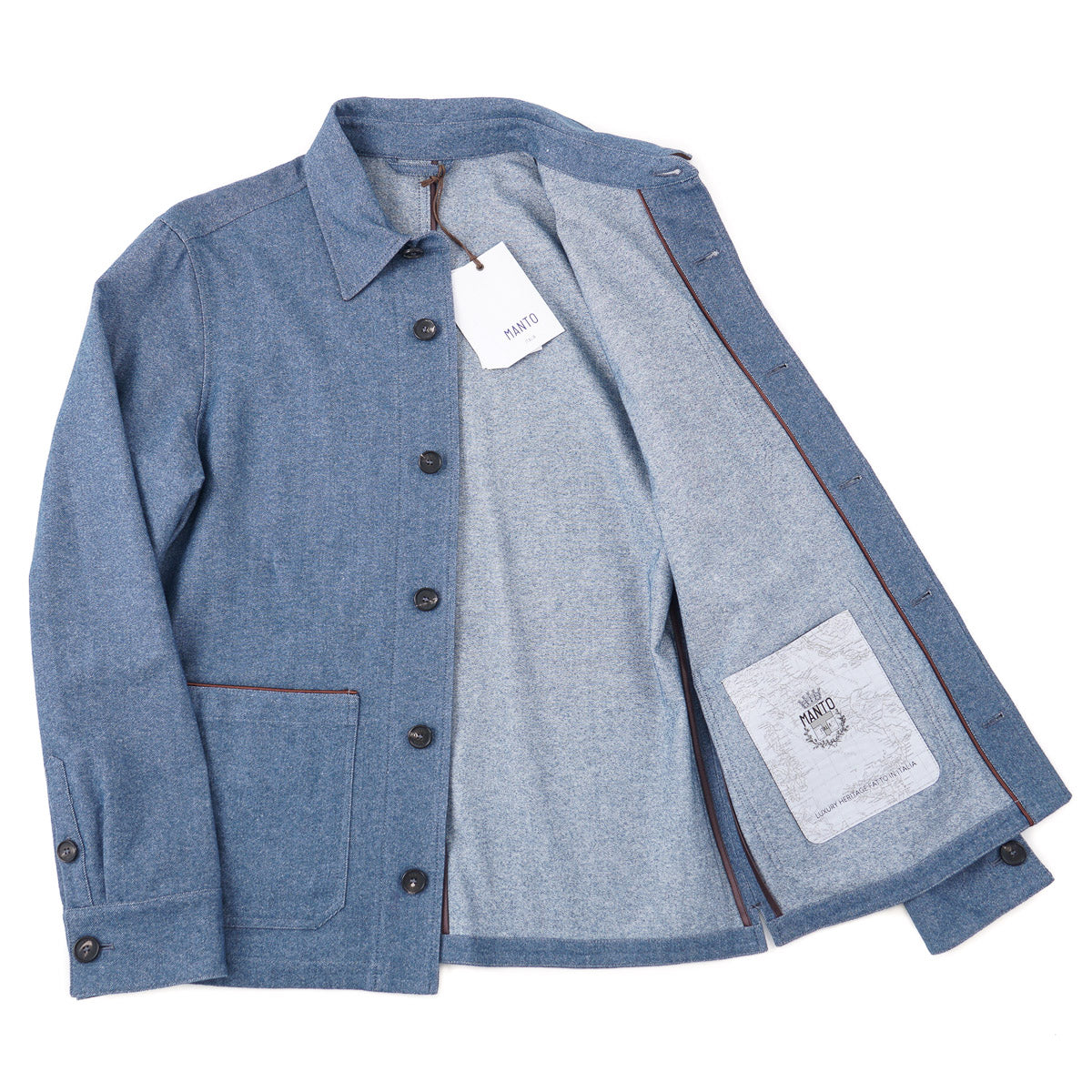 Manto 'Elasi' Cashmere-Cotton Jacket
