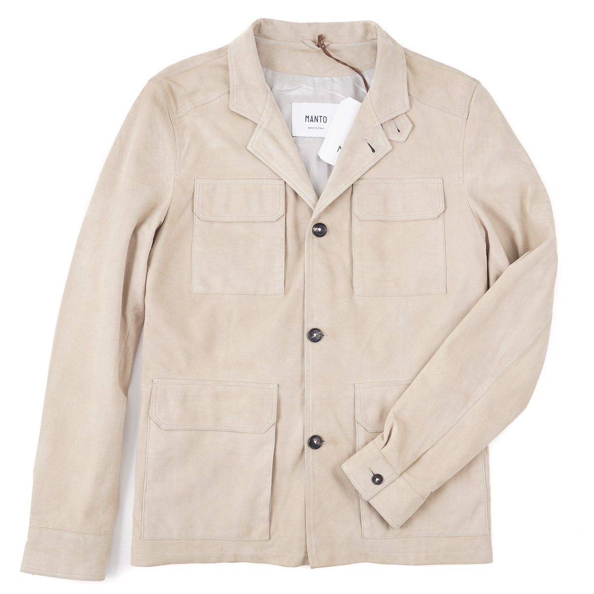 Manto Suede Leather Field Jacket - Top Shelf Apparel