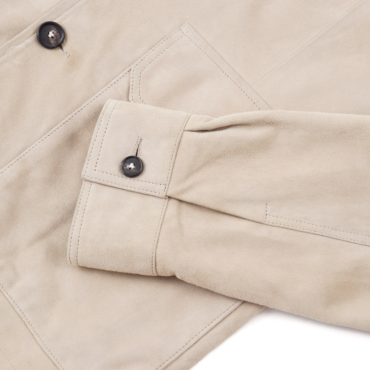 Manto Suede Leather Field Jacket - Top Shelf Apparel