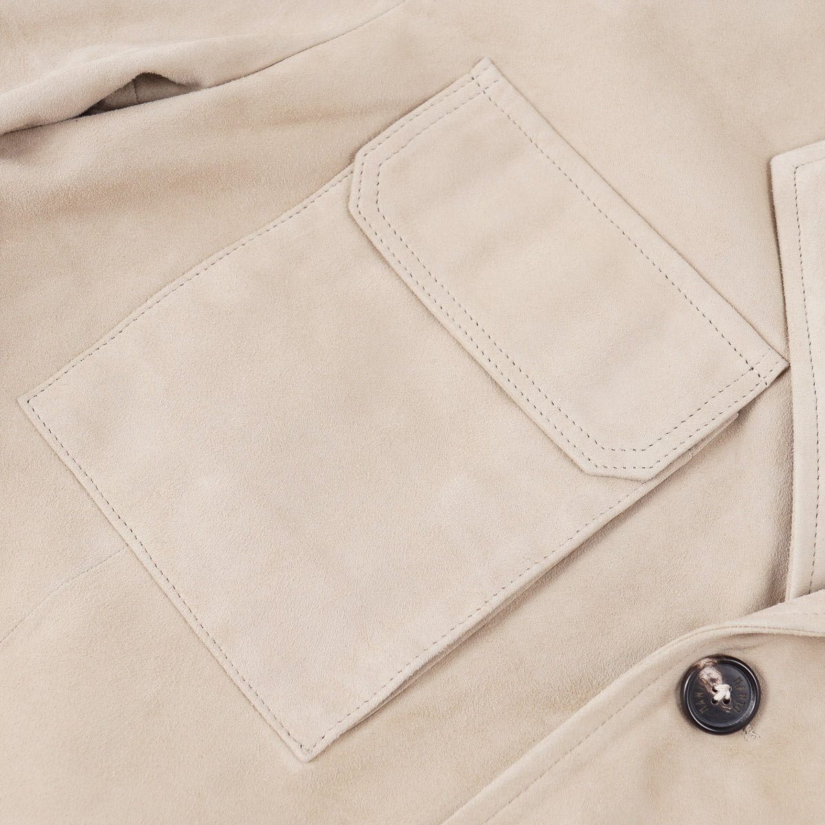 Manto Suede Leather Field Jacket - Top Shelf Apparel