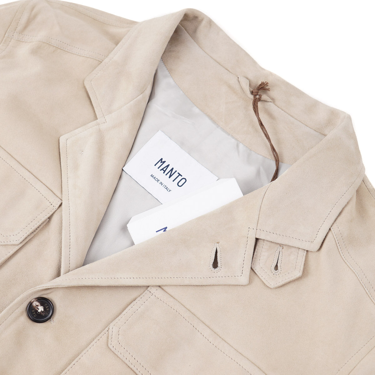 Manto Suede Leather Field Jacket - Top Shelf Apparel