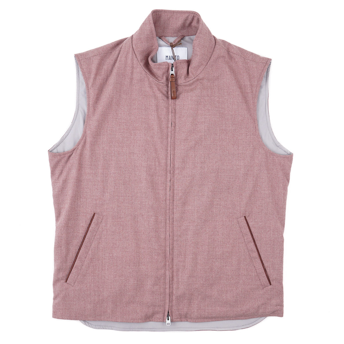 Manto 'Stilla' Cashmere-Cotton Vest - Top Shelf Apparel