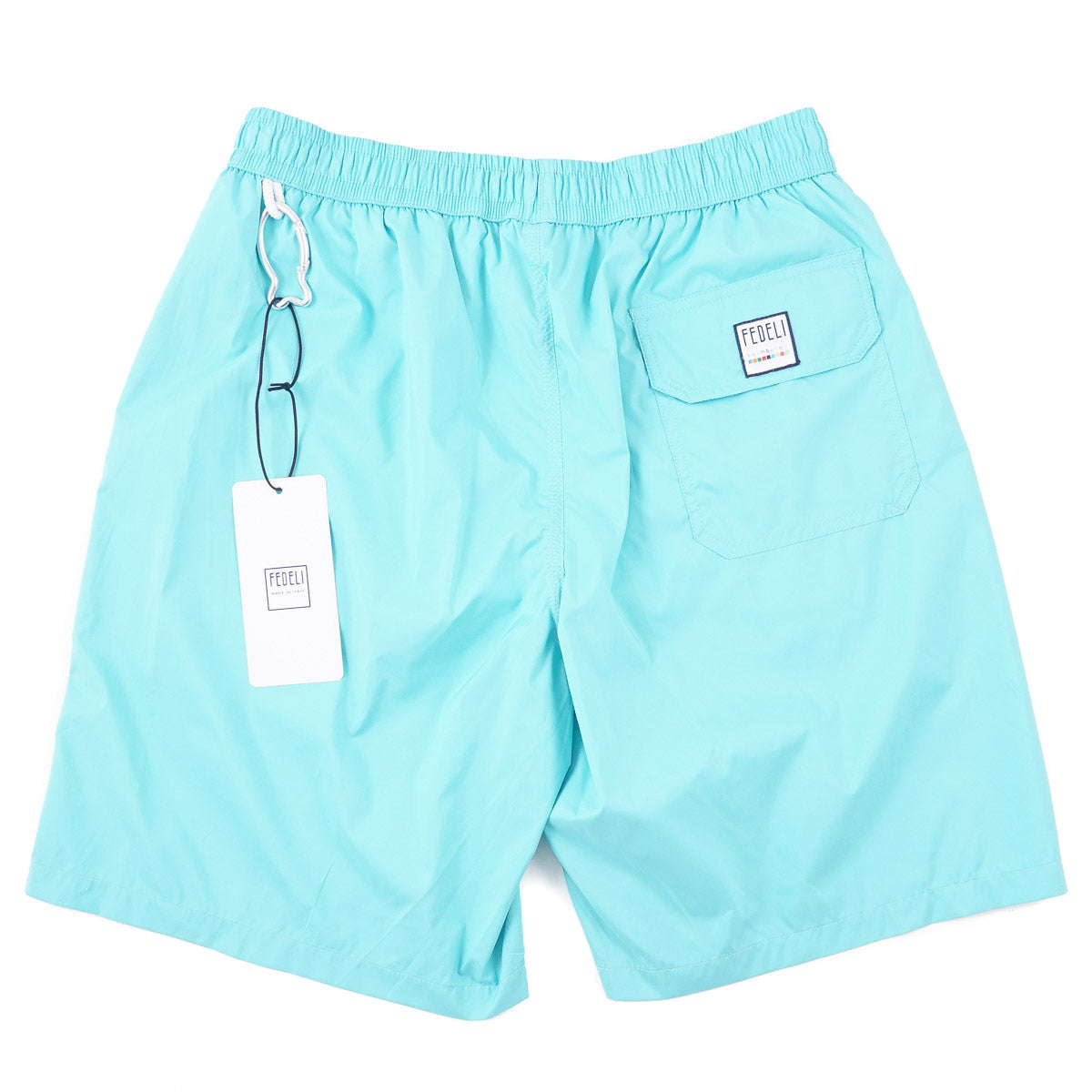 Fedeli 'Positano' Solid Swim Trunks - Top Shelf Apparel