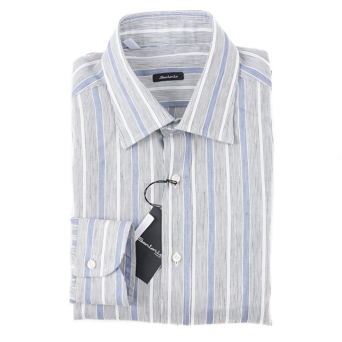 Sartorio Linen and Cotton Dress Shirt - Top Shelf Apparel
