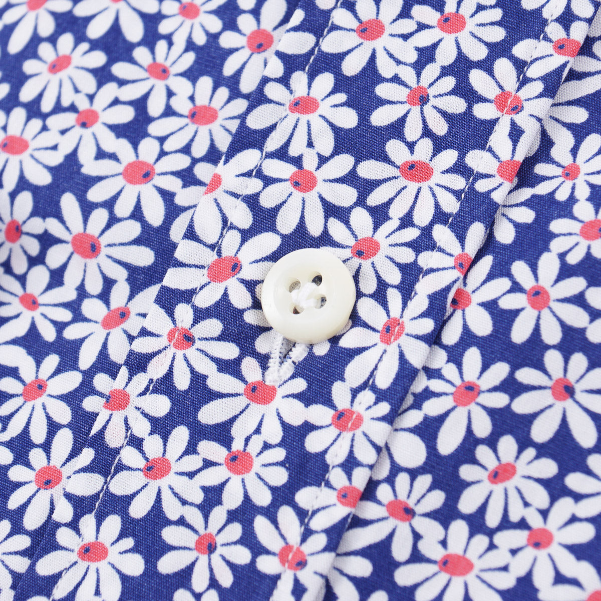 Luigi Borrelli Lightweight Floral Cotton Shirt - Top Shelf Apparel