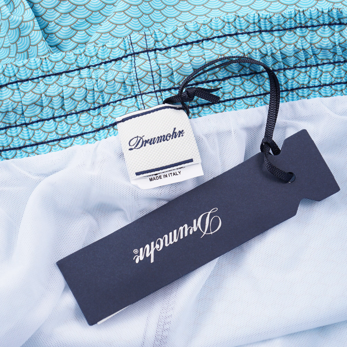 Drumohr Wave Print Swim Trunks - Top Shelf Apparel