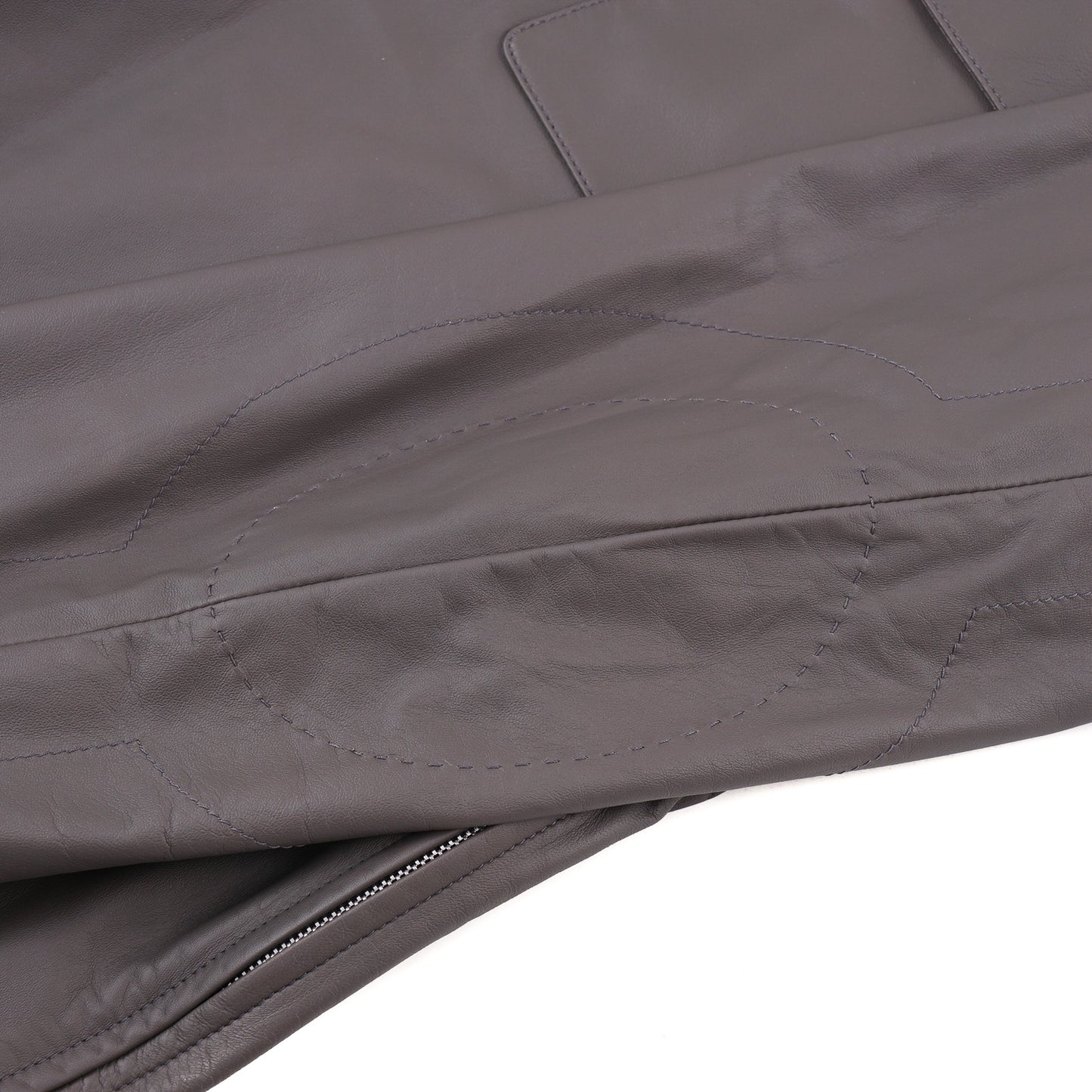 Kiton Hooded Lambskin Leather Jacket - Top Shelf Apparel