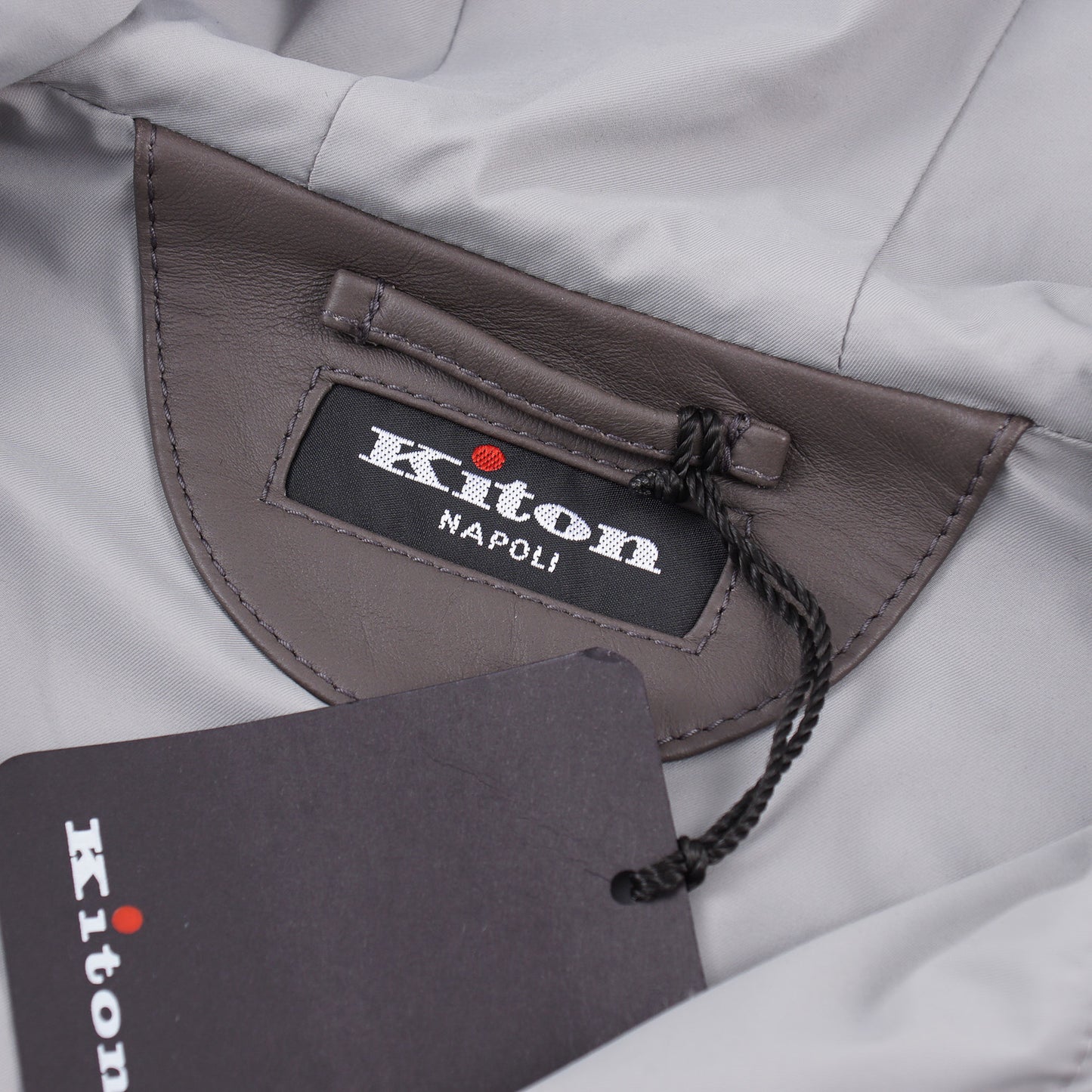 Kiton Hooded Lambskin Leather Jacket - Top Shelf Apparel