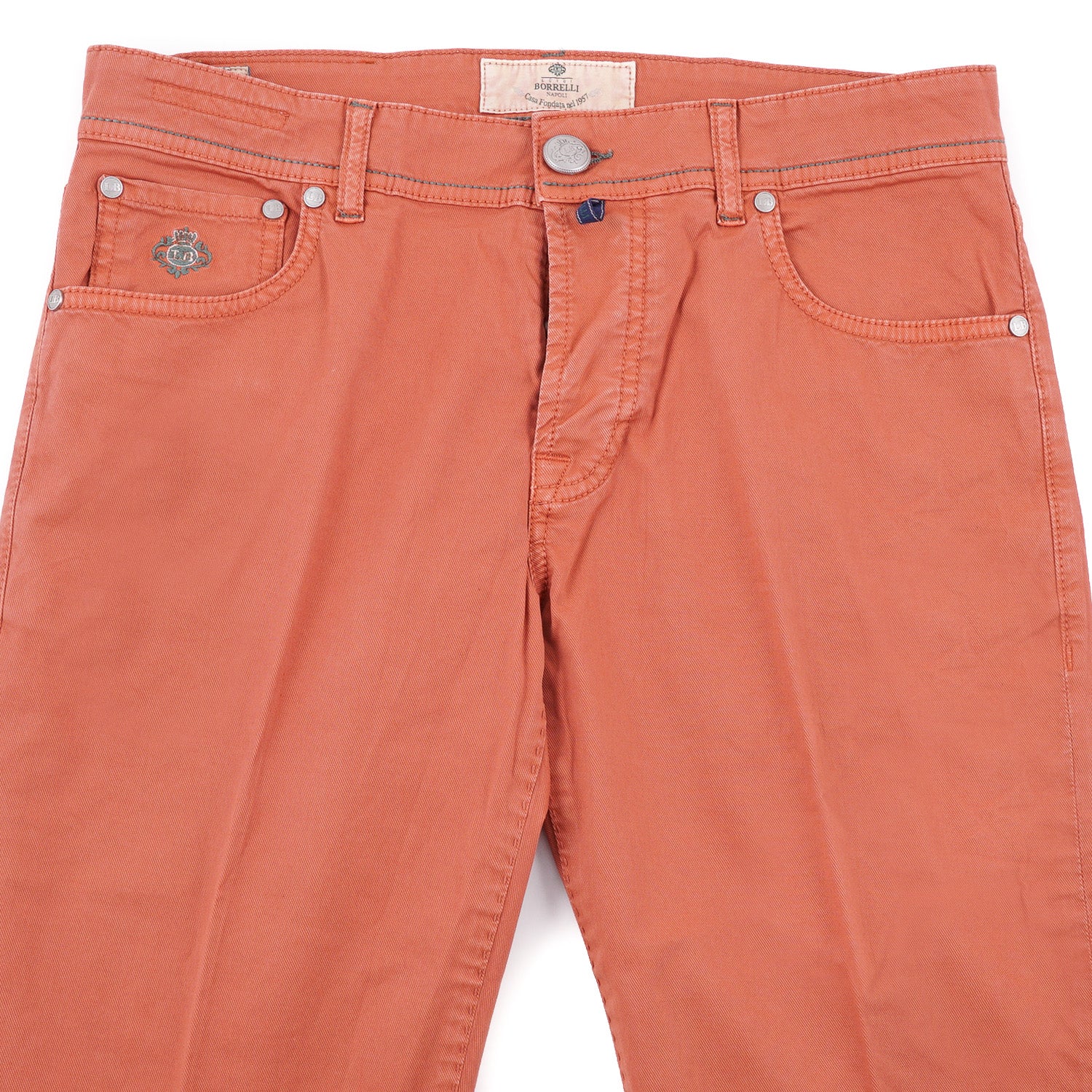 Luigi Borrelli Slim-Fit 5-Pocket Pants - Top Shelf Apparel