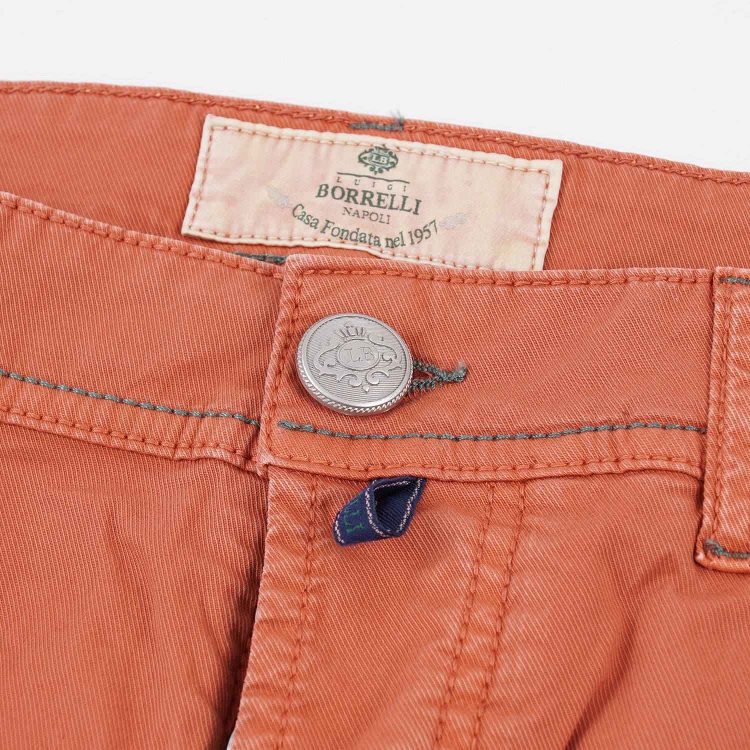 Luigi Borrelli Slim-Fit 5-Pocket Pants - Top Shelf Apparel
