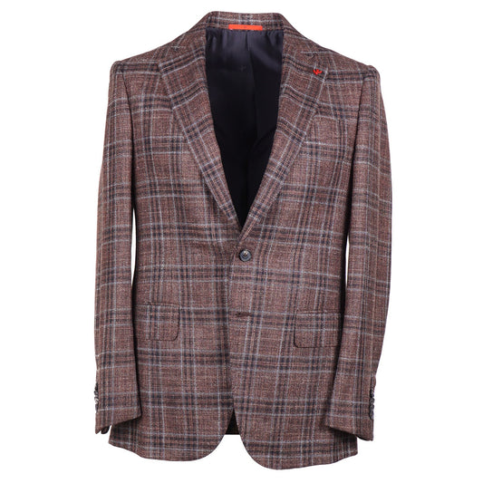 Isaia Woven Wool-Silk-Linen Sport Coat - Top Shelf Apparel