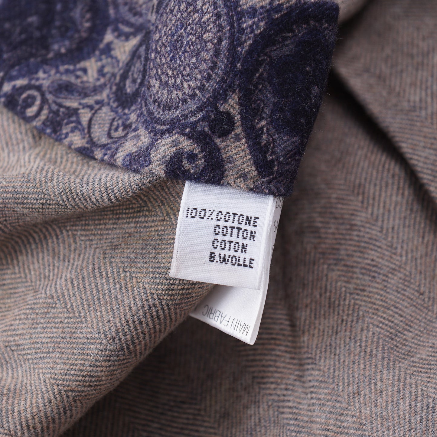 Kiton Paisley Soft Flannel Cotton Shirt - Top Shelf Apparel