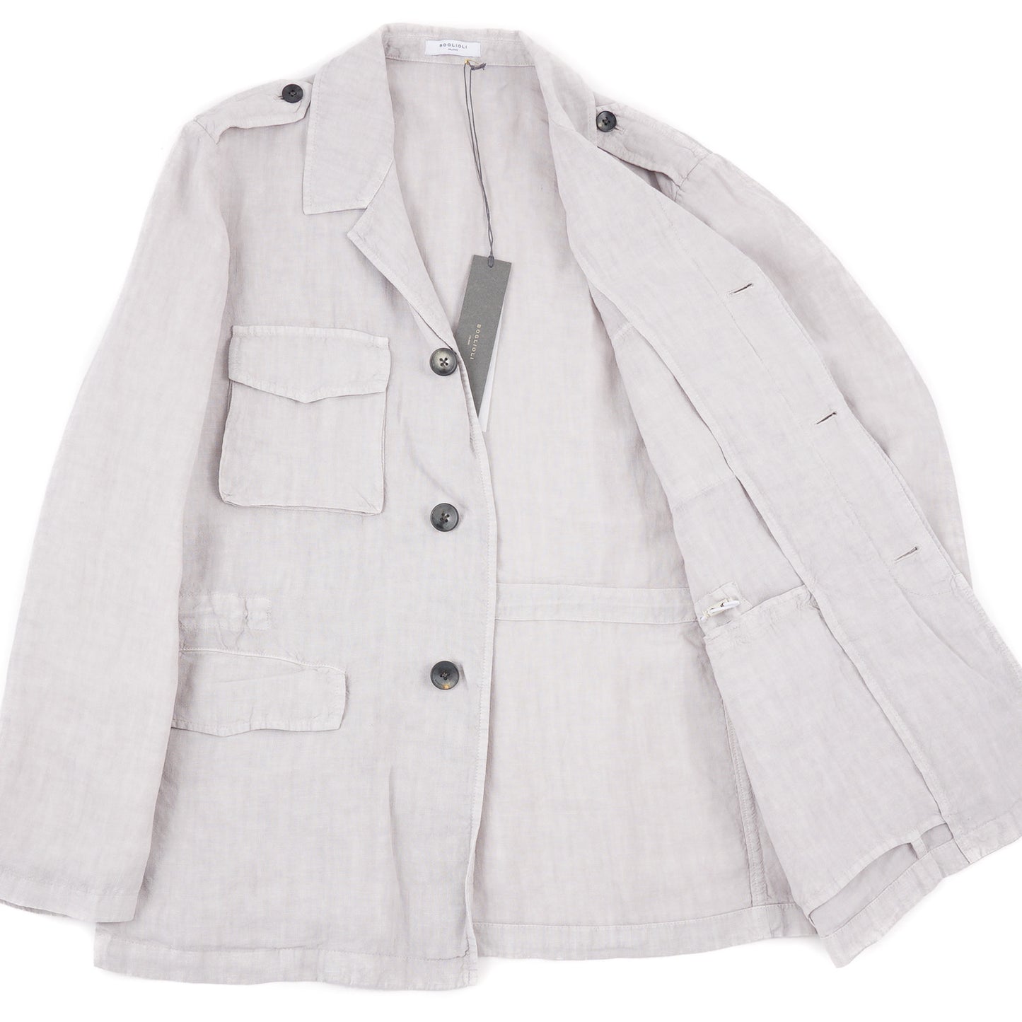 Boglioli Pure Linen Field Jacket - Top Shelf Apparel