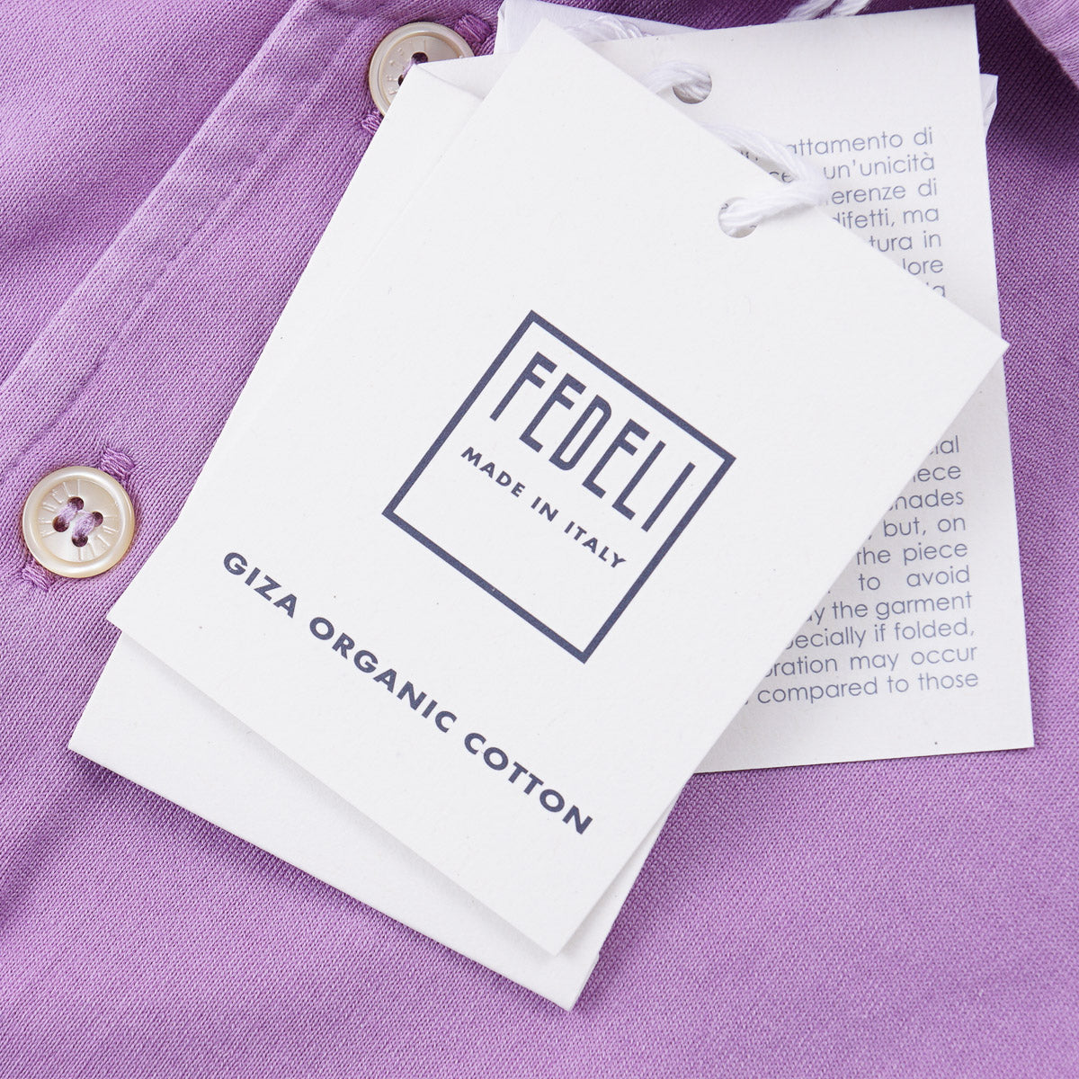 Fedeli 'Zero' Light Cotton Polo Shirt - Top Shelf Apparel