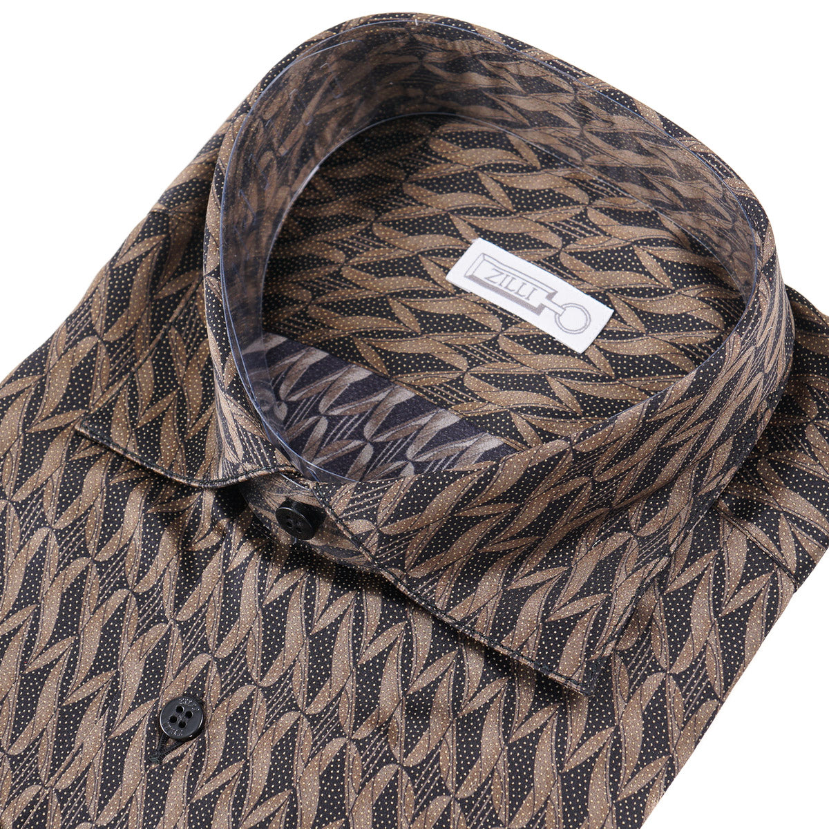 Zilli Printed Silk Dress Shirt - Top Shelf Apparel