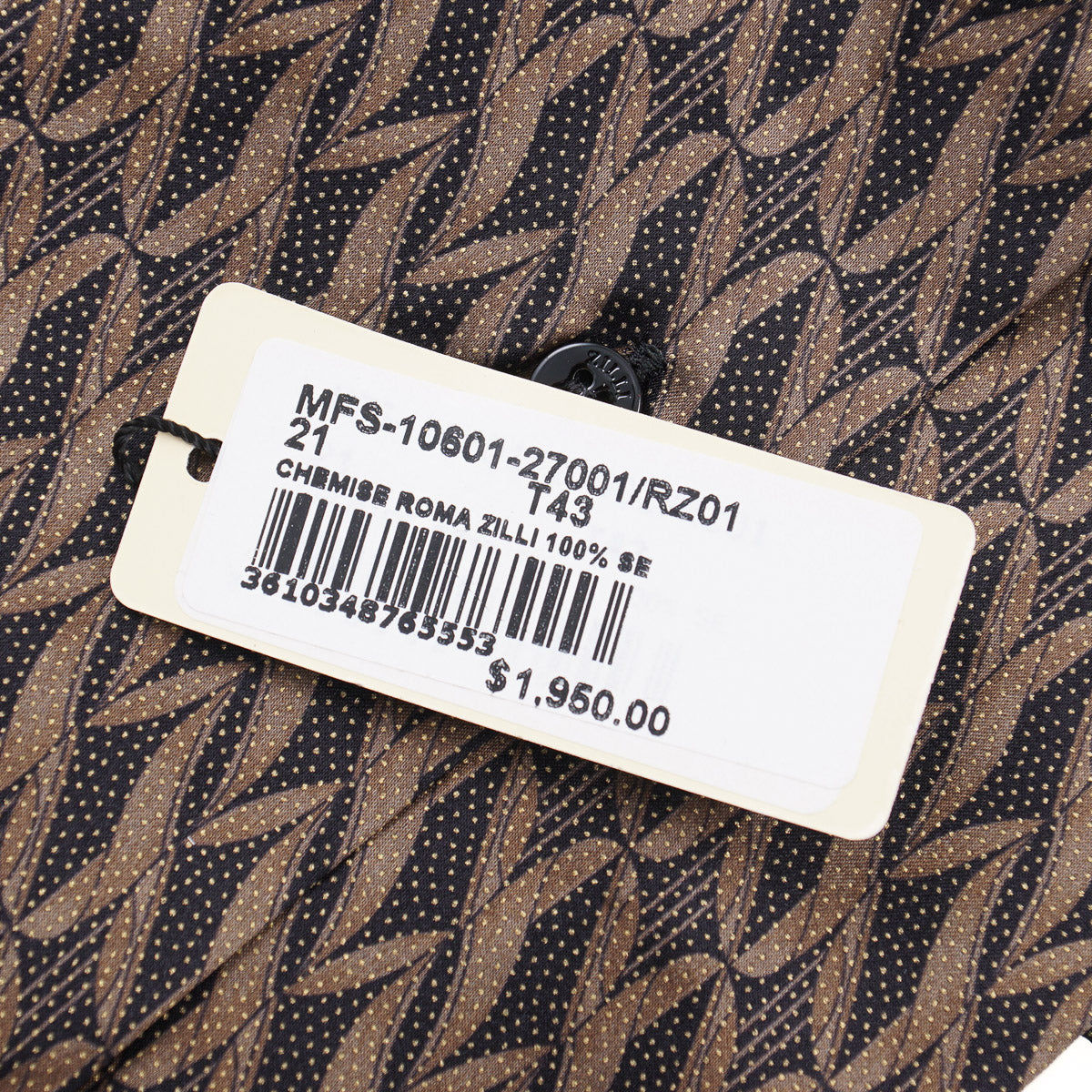 Zilli Printed Silk Dress Shirt - Top Shelf Apparel