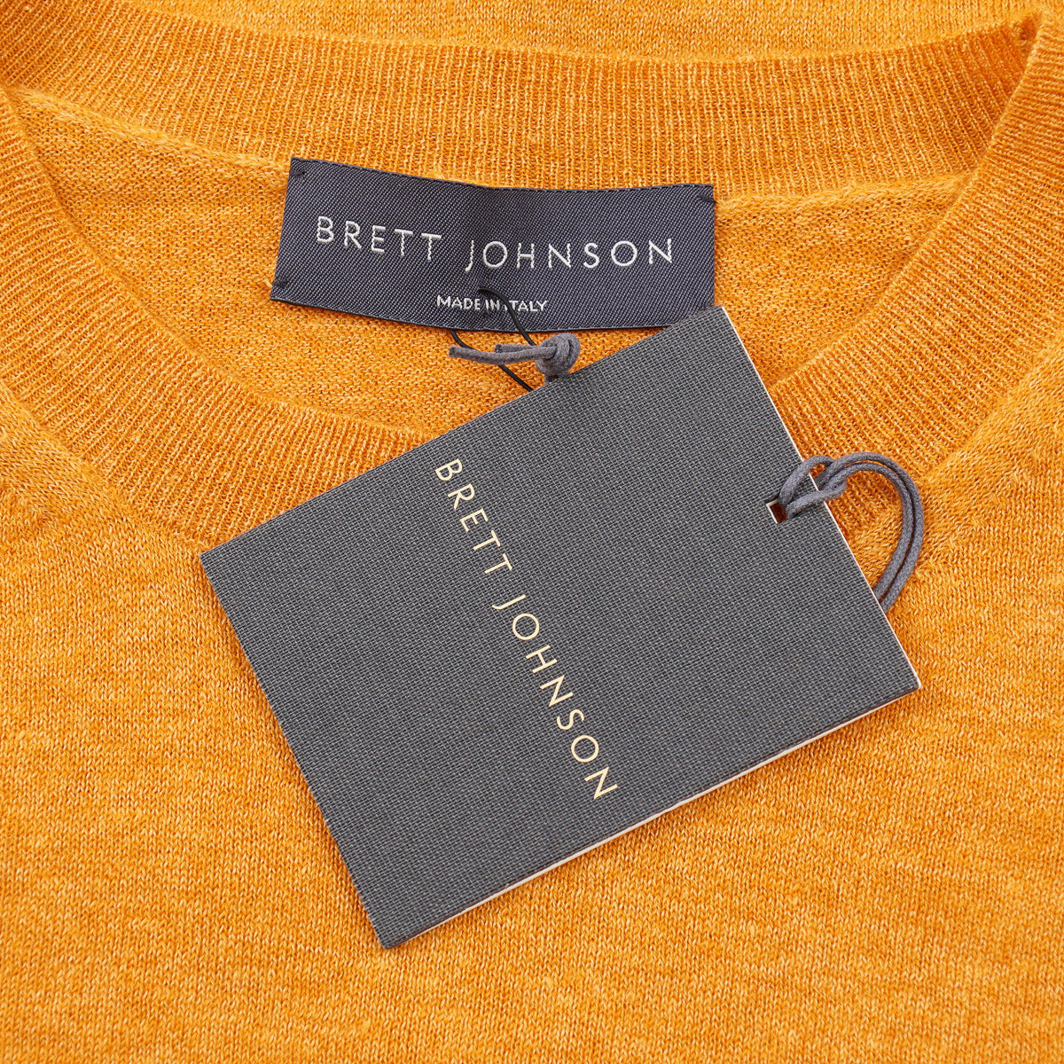Brett Johnson Lightweight Linen-Cashmere Sweater