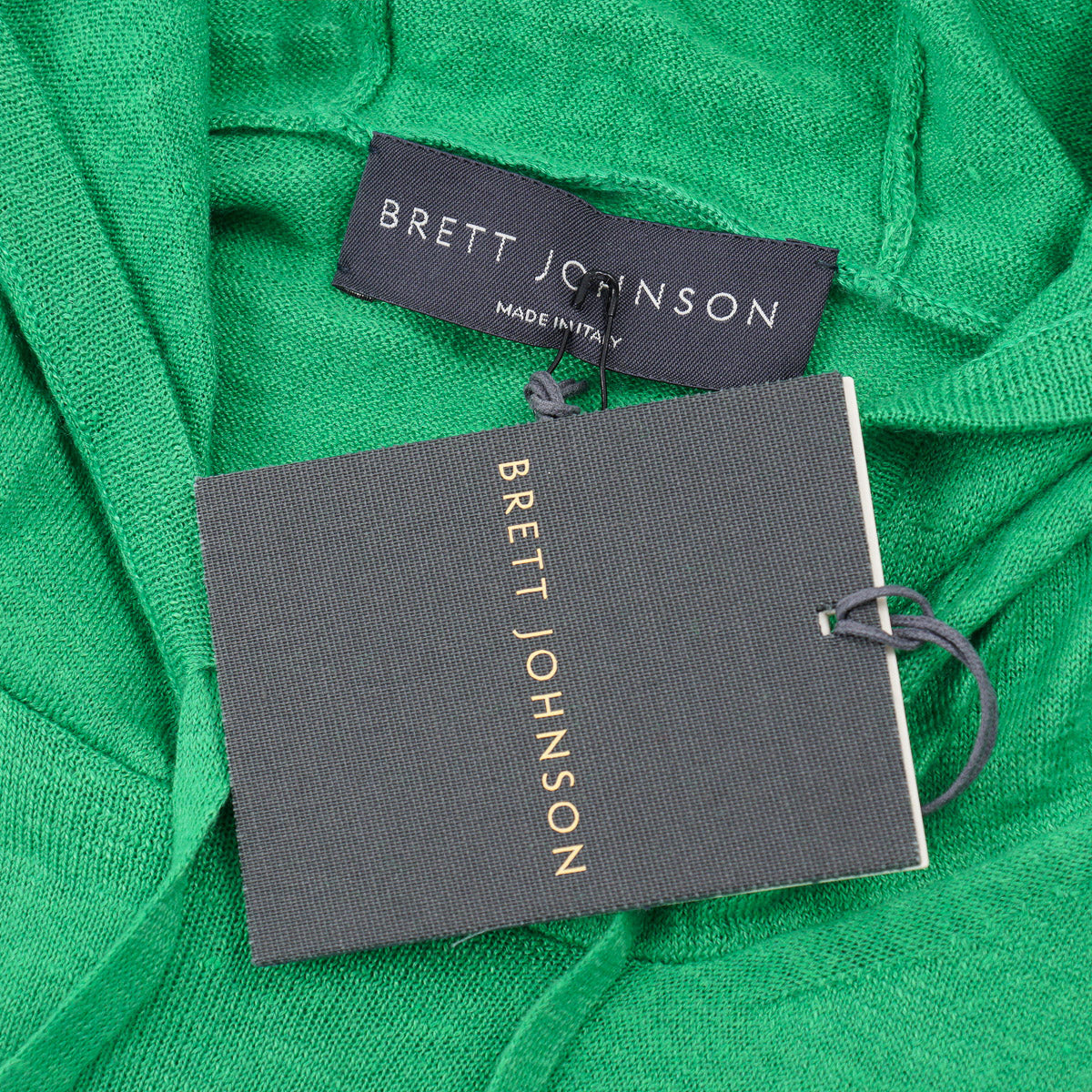 Brett Johnson Linen-Cashmere Hooded Sweater